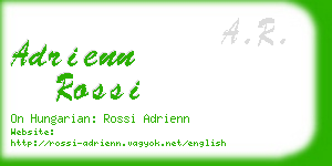 adrienn rossi business card